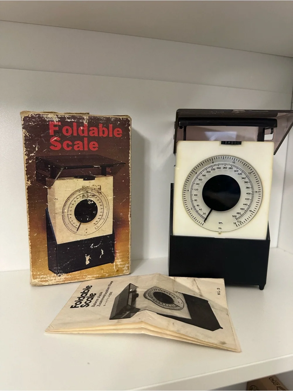 Vintage Foldable KL-3 Scale